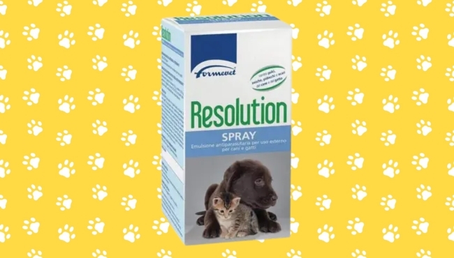 Scudo Invisibile | Formevet Resolution Spray Antiparassitario per Cane e Gatto da 250ml